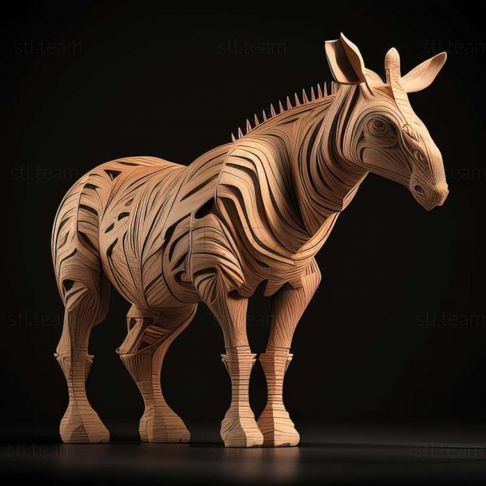 3D model Kanzi famous animal (STL)